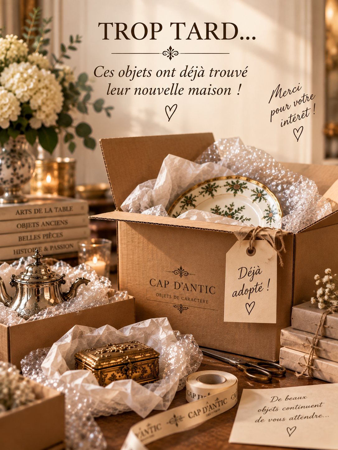 Collection Objets vendus — Cap d'Antic