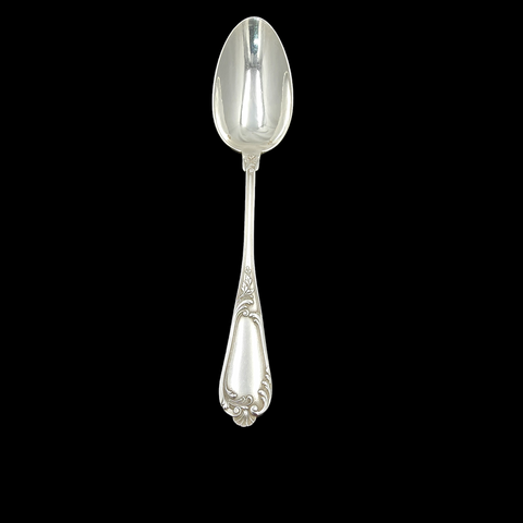 - HENRI SOUFFLOT - 6 Cuillères A Entremets en Argent Massif. French sterling