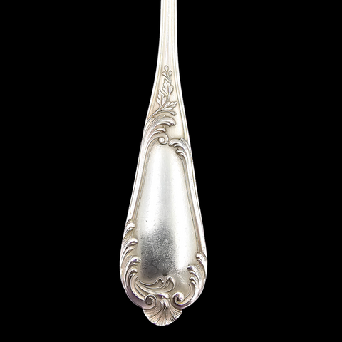 - HENRI SOUFFLOT - 6 Cuillères A Entremets en Argent Massif. French sterling