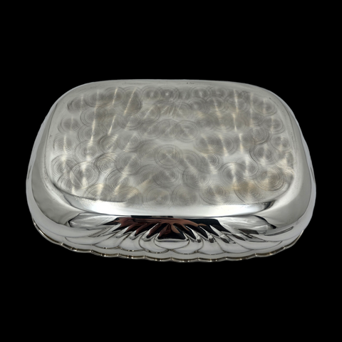 - GREGGIO RINO - Grand Plat, Centre De Table En Argent Massif, Sterling