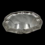 - PUIFORCAT - Plateau De Service en Argent Massif. French silver dish