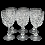 Baccarat 6 Verres A Vin Cristal