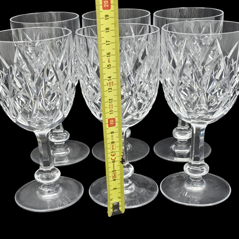 Baccarat 6 Verres A Vin Cristal