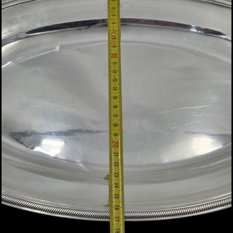 Grand Plat Ovale, Argent Massif Vieillard, 1819-1838.