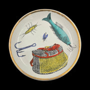 - Fornasetti - 6 Small Collectible Plates "La Pesca"