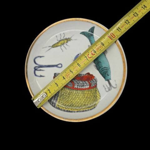 - Fornasetti - 6 Small Collectible Plates "La Pesca"