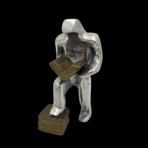 - David Marshall - Sculpture En  Aluminium Et Laiton
