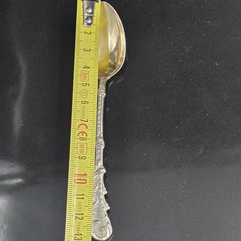 Doutre Roussel Small Spoons in Solid Silver, Rococo. ×6