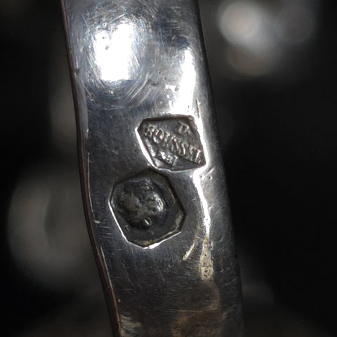 Antique Solid Silver Hand Candlestick, Cherub, Doutre Roussel