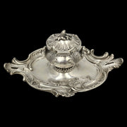 - Edmond Tetard - Magnificent Solid Silver Inkwell