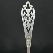 Francis Howard Sterling Silver, Openwork Cake Forks x12