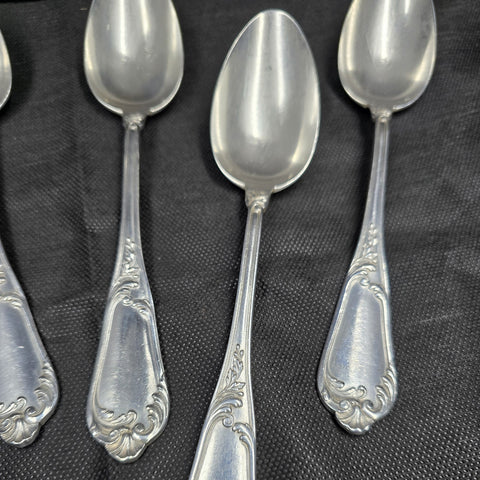 Henri Soufflot, 950 Solid Silver Large Spoons X6