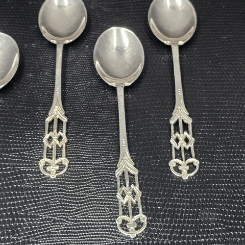 William Adams Ltd, Small Openwork Solid Silver Spoons