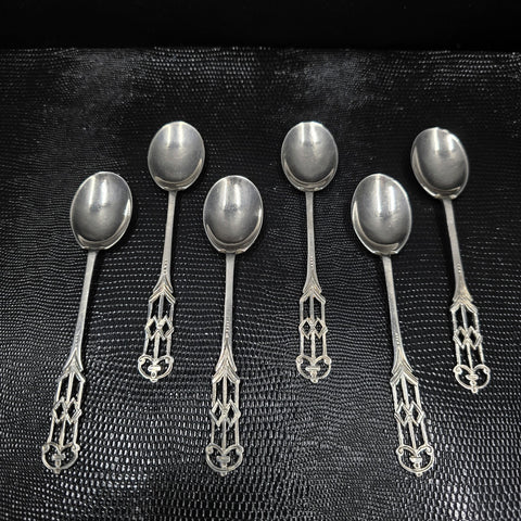 William Adams Ltd, Small Openwork Solid Silver Spoons