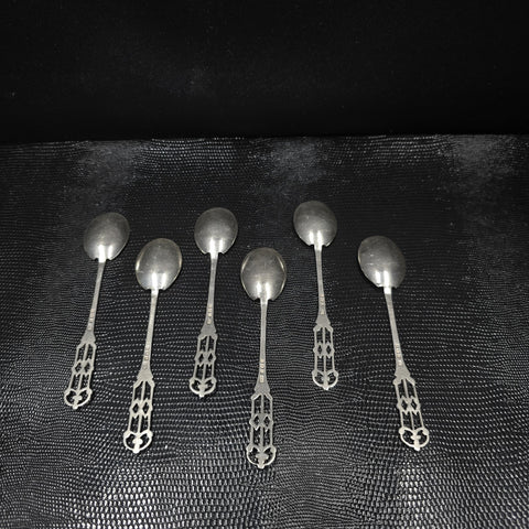 William Adams Ltd, Small Openwork Solid Silver Spoons