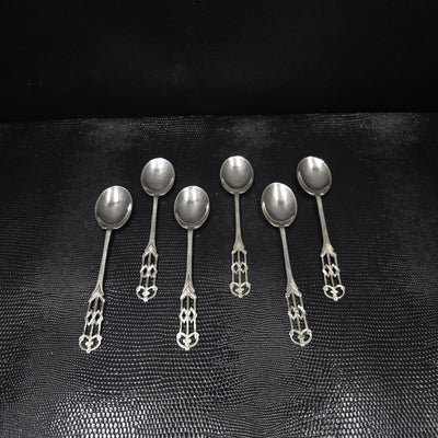 William Adams Ltd, Small Openwork Solid Silver Spoons