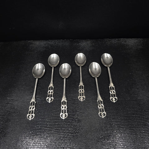 William Adams Ltd, Small Openwork Solid Silver Spoons