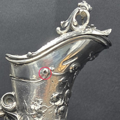 Aiguière En Argent Massif, Ernie Edouard