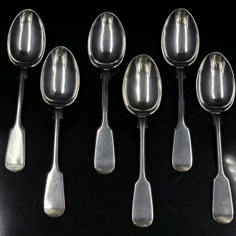 - William Gallimore &amp; Sons - Antique Sterling Silver Teaspoons