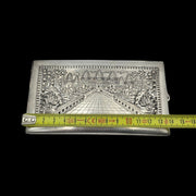 Antique solid silver cigarette cases