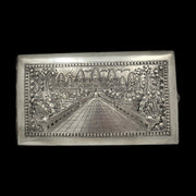 Antique solid silver cigarette cases