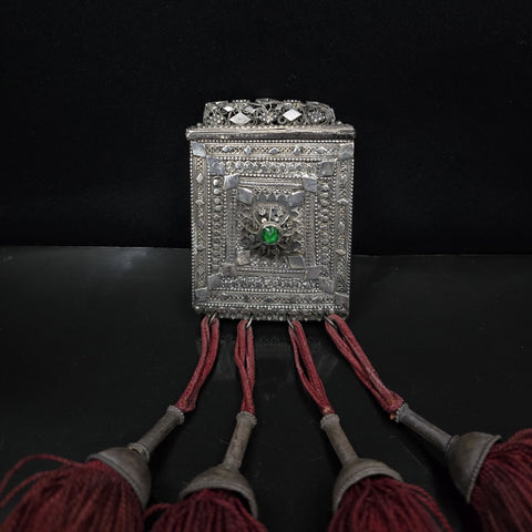 Cartouchiere Palaska Grecque? Ottomane? Boite A Balles Cartridge Sterling
