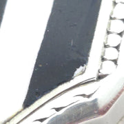 Antique Solid Silver and Enamel Powder Compact