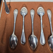 Emile Puiforcat 12 Petites Cuillères En Argent Massif