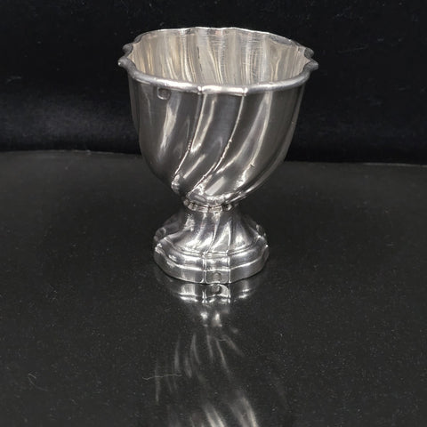 Egg Cup in Solid Silver, Odiot Jean Baptiste Gustave 19th