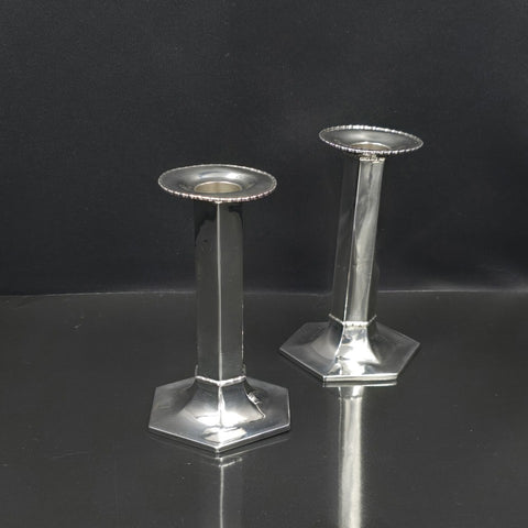 Tiffany and Co. Pair of Sterling Silver Candlesticks