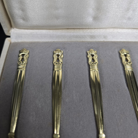 Georg Jensen, Sterling Silver Spoons, Acorn / Konge
