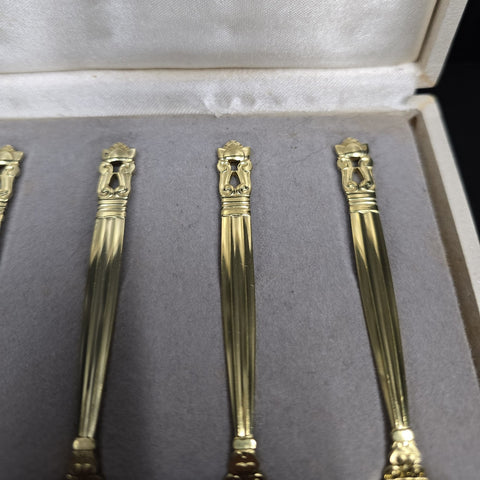 Georg Jensen, Sterling Silver Spoons, Acorn / Konge