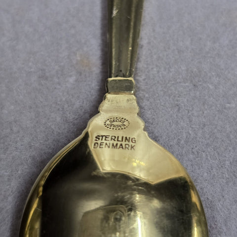 Georg Jensen, Sterling Silver Spoons, Acorn / Konge