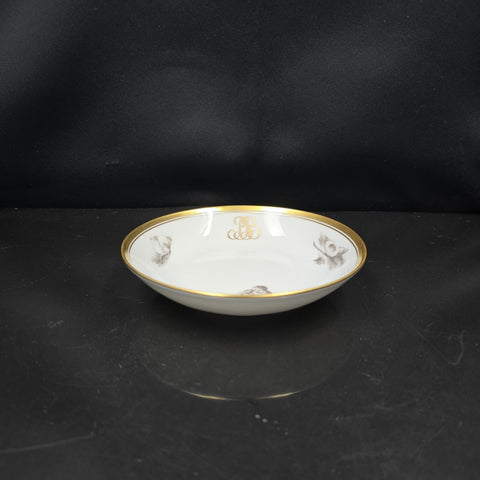 Bernardaud, Small Bread Plates, Pastoral Collection in Grisaille Limoges