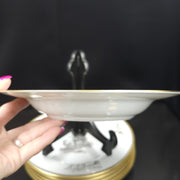Bernardaud, Soup Plates, Pastoral Collection in Grisaille Limoges