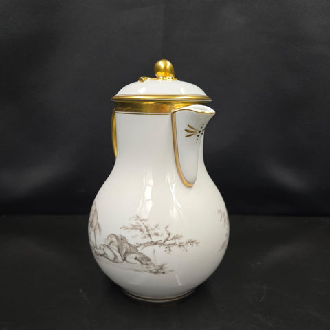 Bernardaud, Coffee Maker (Approx. 1L) Pastoral Collection in Grisaille Limoges