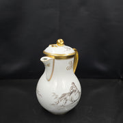 Bernardaud, Coffee Maker (Approx. 1L) Pastoral Collection in Grisaille Limoges