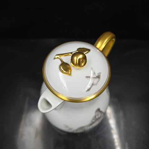 Bernardaud, Coffee Maker (Approx. 1L) Pastoral Collection in Grisaille Limoges