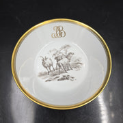 Bernardaud, Small Bowls, Pastoral Collection in Grisaille Limoges