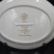 Bernardaud, Two Dishes 27.5cm×21.5cm, Pastoral Collection in Grisaille Limoges