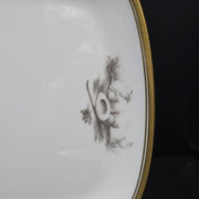 Bernardaud, Cake Dish, Pastoral Collection in Grisaille Limoges