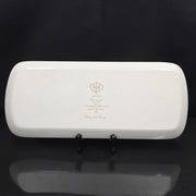 Bernardaud, Cake Dish, Pastoral Collection in Grisaille Limoges