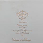 Bernardaud, Cake Dish, Pastoral Collection in Grisaille Limoges