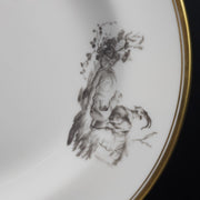 Bernardaud, Plat De Service 33.5×27cm Collection Pastorale En Grisaille Limoges