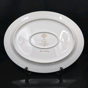 Bernardaud, Large Serving Platter 39×33cm, Pastorale Collection in Grisaille Limoges