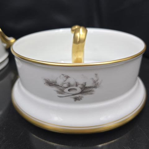 Bernardaud, Rare Cooler Collection: Pastorale En Grisaille, Limoges