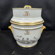 Bernardaud, Rare Cooler Collection: Pastorale En Grisaille, Limoges