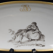Bernardaud, Deux Raviers, Collection Pastorale En Grisaille Limoges