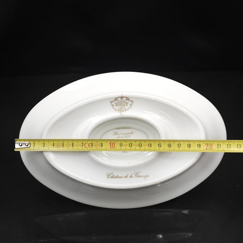 Bernardaud, Sauceboat, Pastoral Collection in Grisaille Limoges