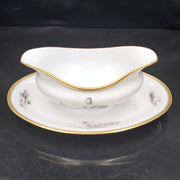 Bernardaud, Sauceboat, Pastoral Collection in Grisaille Limoges